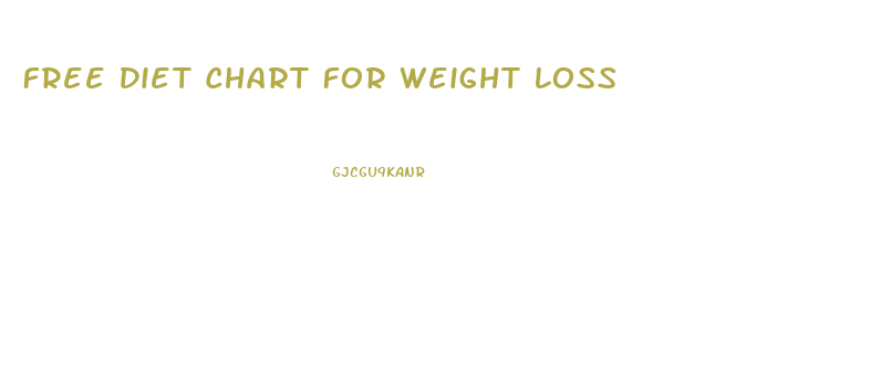 Free Diet Chart For Weight Loss