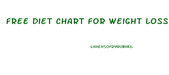 Free Diet Chart For Weight Loss