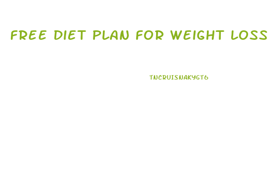 Free Diet Plan For Weight Loss Apps