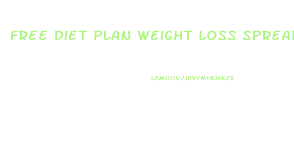 Free Diet Plan Weight Loss Spreadsheet