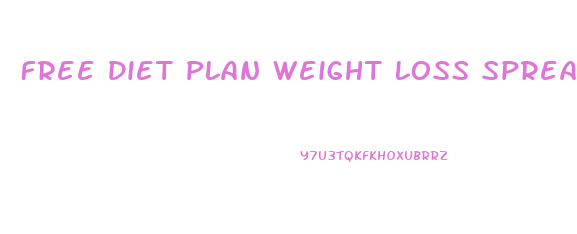 Free Diet Plan Weight Loss Spreadsheet
