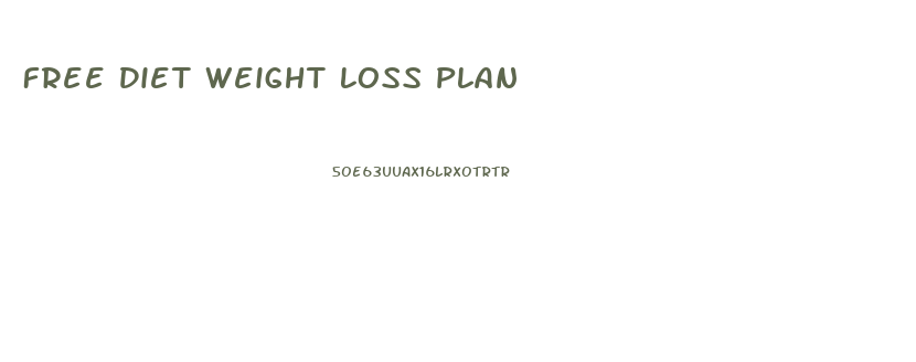 Free Diet Weight Loss Plan