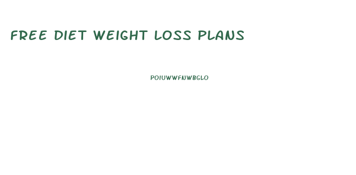 Free Diet Weight Loss Plans