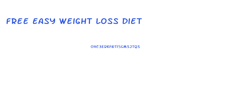 Free Easy Weight Loss Diet