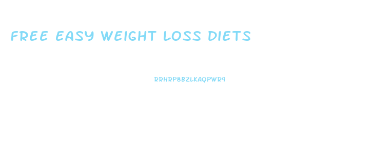 Free Easy Weight Loss Diets