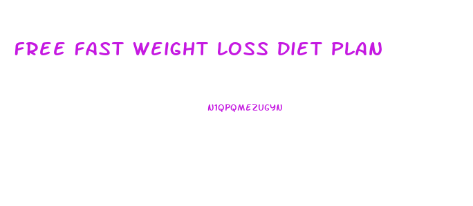 Free Fast Weight Loss Diet Plan