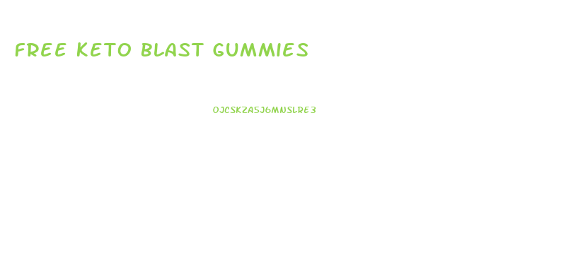 Free Keto Blast Gummies
