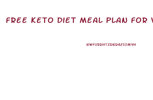 Free Keto Diet Meal Plan For Weight Loss