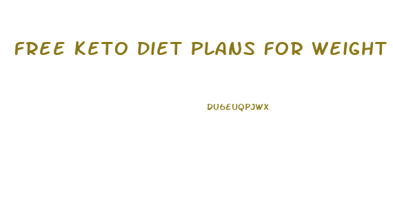 Free Keto Diet Plans For Weight Loss