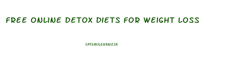 Free Online Detox Diets For Weight Loss