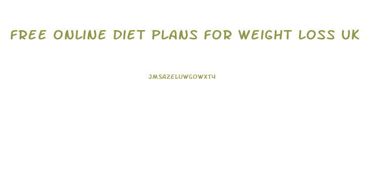 Free Online Diet Plans For Weight Loss Uk