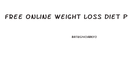Free Online Weight Loss Diet Plan