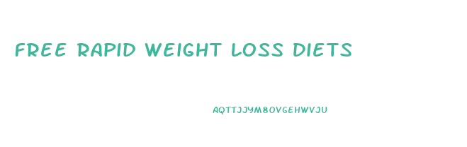 Free Rapid Weight Loss Diets