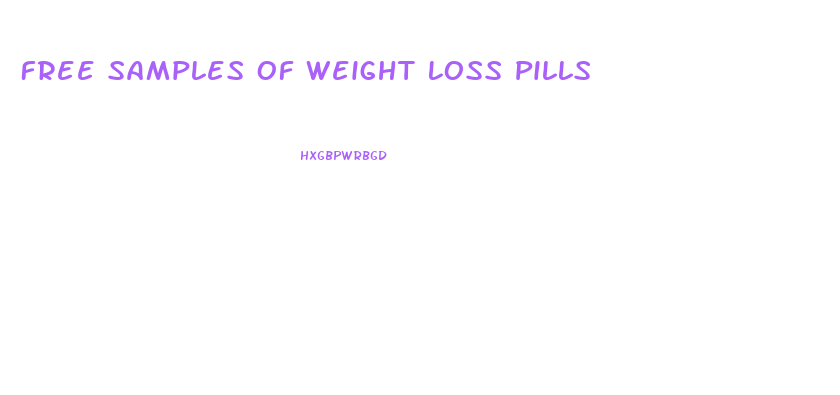 Free Samples Of Weight Loss Pills