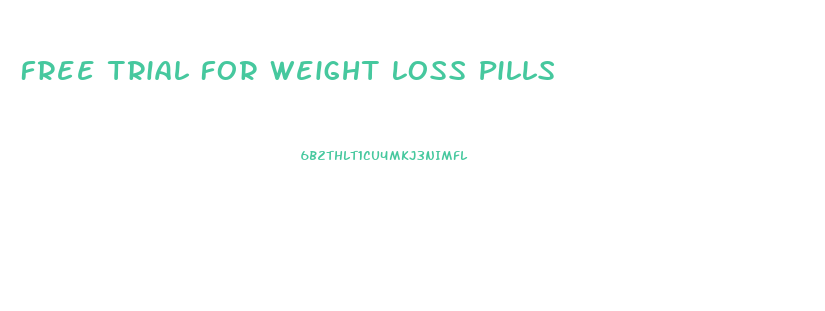 Free Trial For Weight Loss Pills
