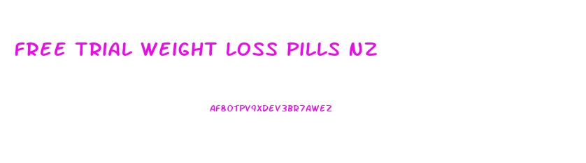 Free Trial Weight Loss Pills Nz