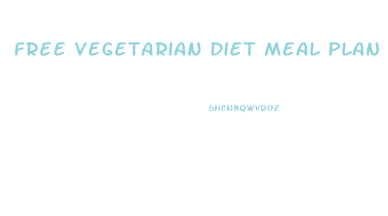 Free Vegetarian Diet Meal Plan Weight Loss