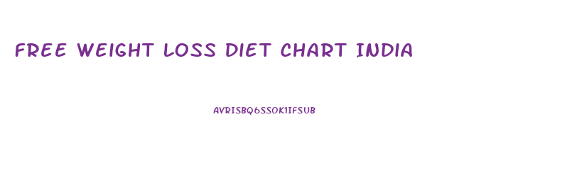 Free Weight Loss Diet Chart India