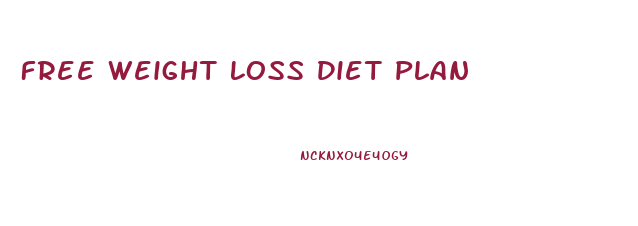 Free Weight Loss Diet Plan