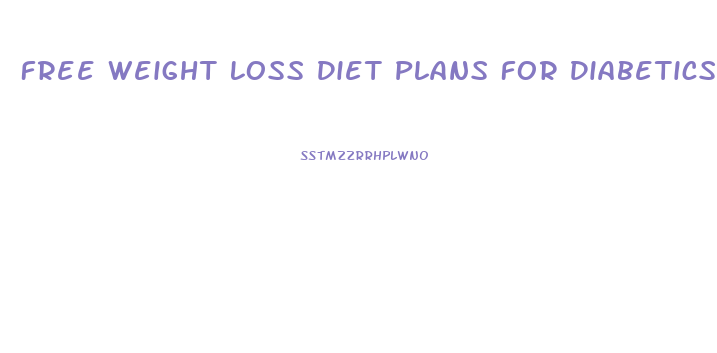 Free Weight Loss Diet Plans For Diabetics