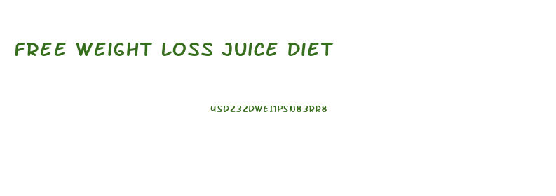 Free Weight Loss Juice Diet