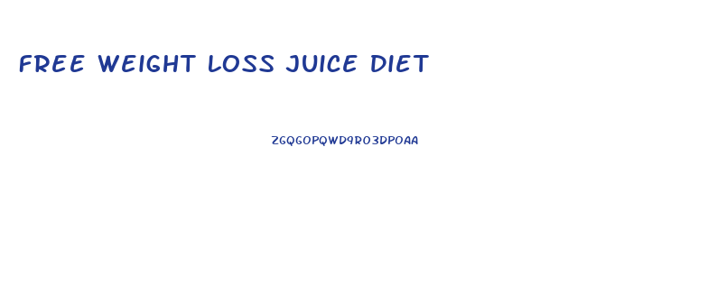 Free Weight Loss Juice Diet