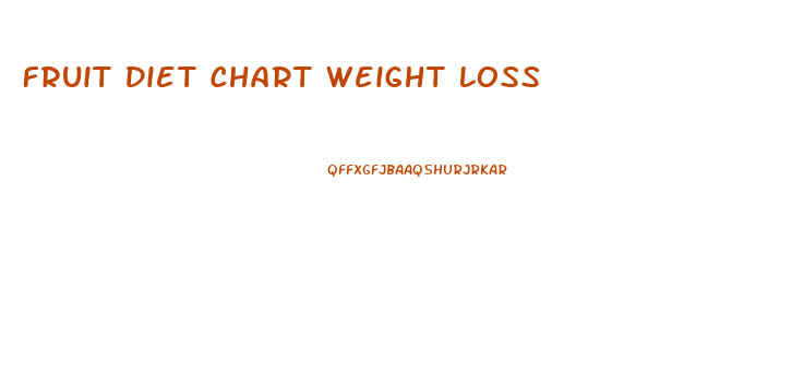 Fruit Diet Chart Weight Loss