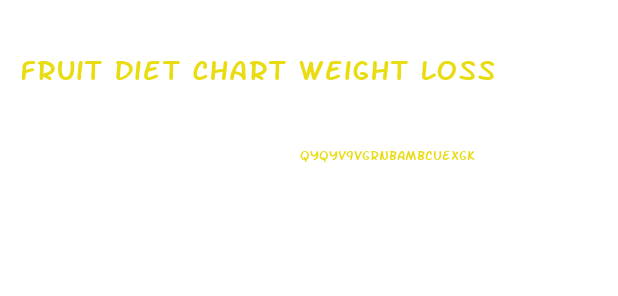 Fruit Diet Chart Weight Loss