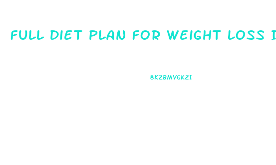 Full Diet Plan For Weight Loss In Urdu
