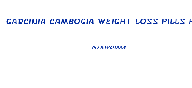 Garcinia Cambogia Weight Loss Pills Holland And Barrett