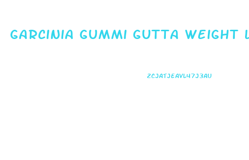 Garcinia Gummi Gutta Weight Loss