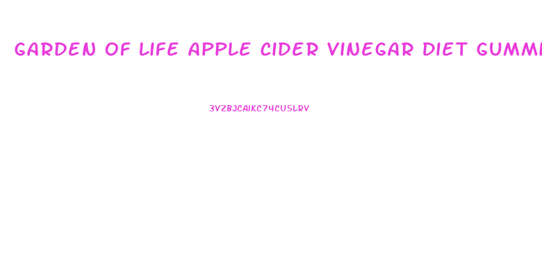 Garden Of Life Apple Cider Vinegar Diet Gummies