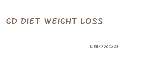 Gd Diet Weight Loss