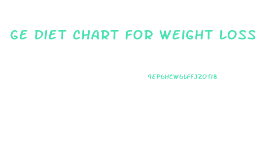 Ge Diet Chart For Weight Loss