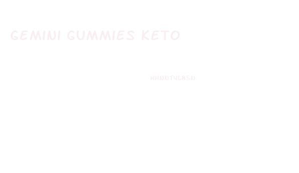 Gemini Gummies Keto