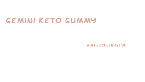 Gemini Keto Gummy