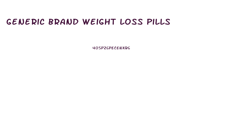 Generic Brand Weight Loss Pills