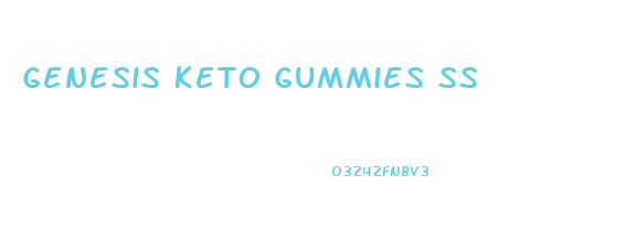 Genesis Keto Gummies Ss