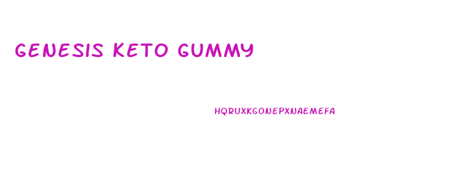 Genesis Keto Gummy