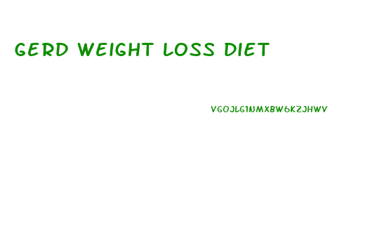 Gerd Weight Loss Diet