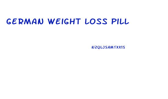 German Weight Loss Pill