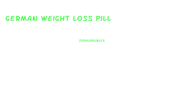 German Weight Loss Pill