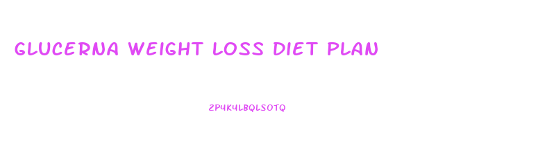 Glucerna Weight Loss Diet Plan