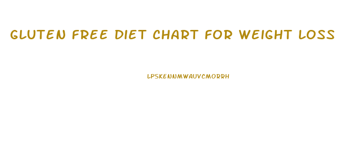 Gluten Free Diet Chart For Weight Loss