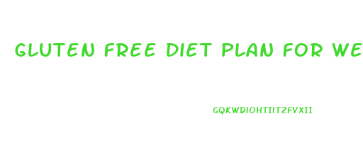 Gluten Free Diet Plan For Weight Loss Pdf