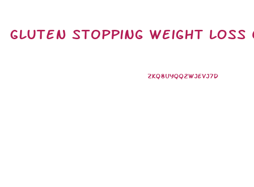 Gluten Stopping Weight Loss On Keto Diet