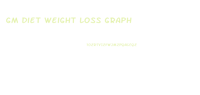 Gm Diet Weight Loss Graph