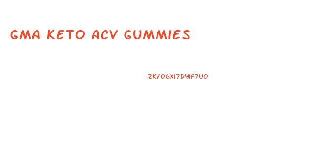 Gma Keto Acv Gummies
