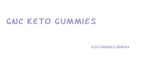 Gnc Keto Gummies