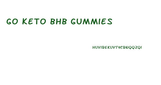 Go Keto Bhb Gummies